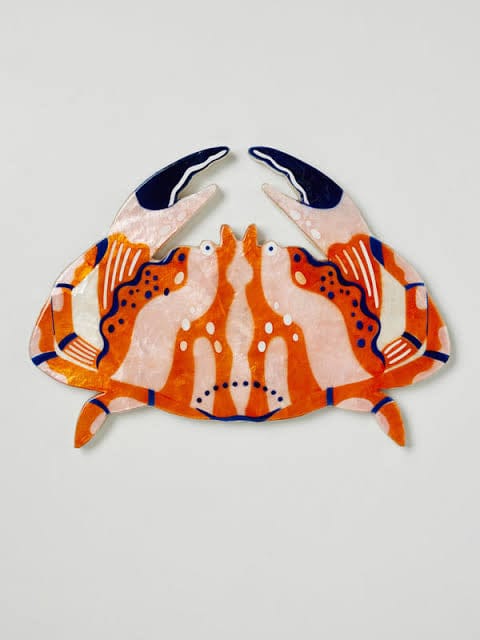 Buy Jones & Co - Beach Club Orange Crab Wall Tile by Jones & Co - at Hamish + Grace