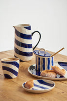 Buy Jones & Co - Cabana Stripe Tumbler Blue by Jones & Co - at Hamish & Grace