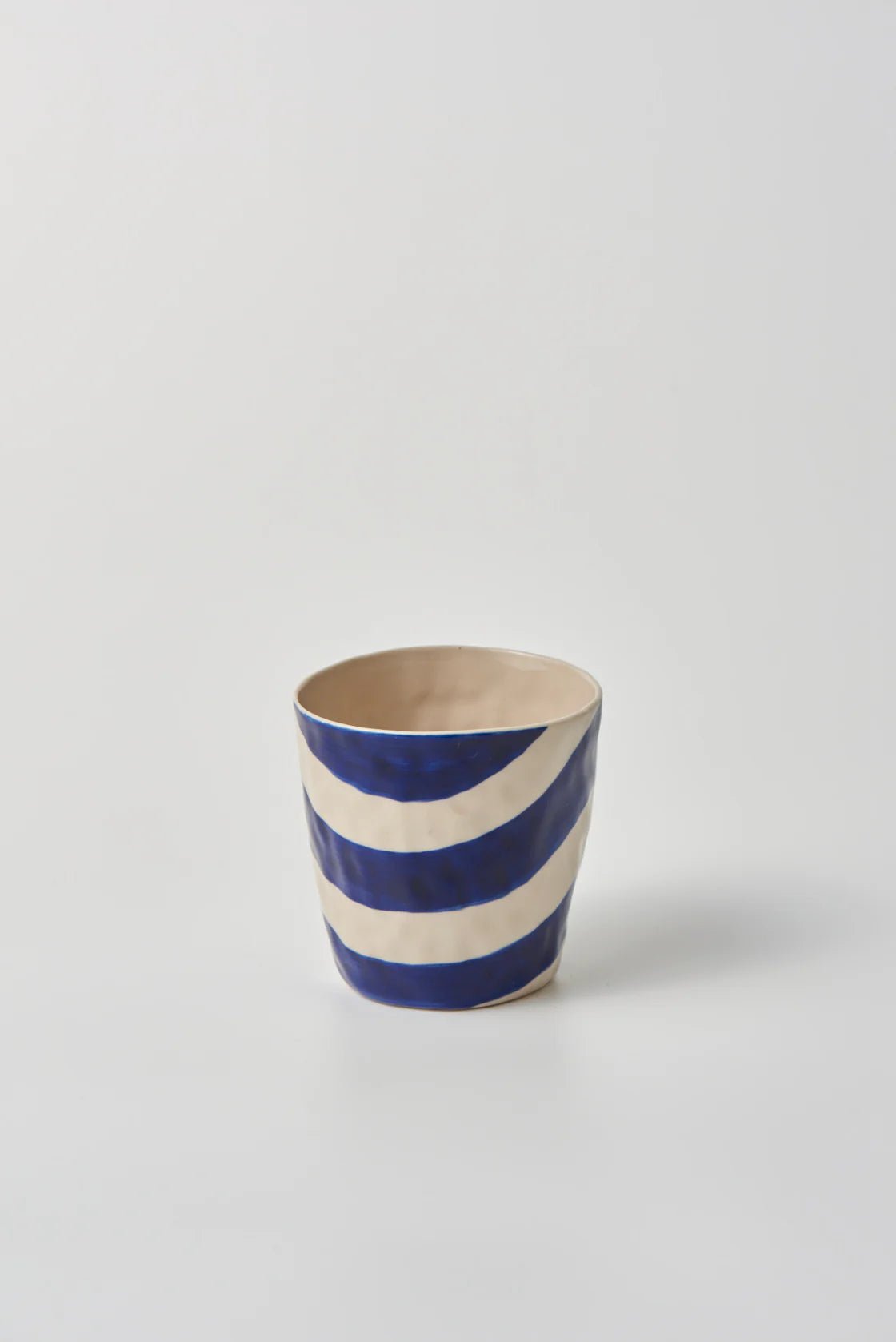 Buy Jones & Co - Cabana Stripe Tumbler Blue by Jones & Co - at Hamish & Grace