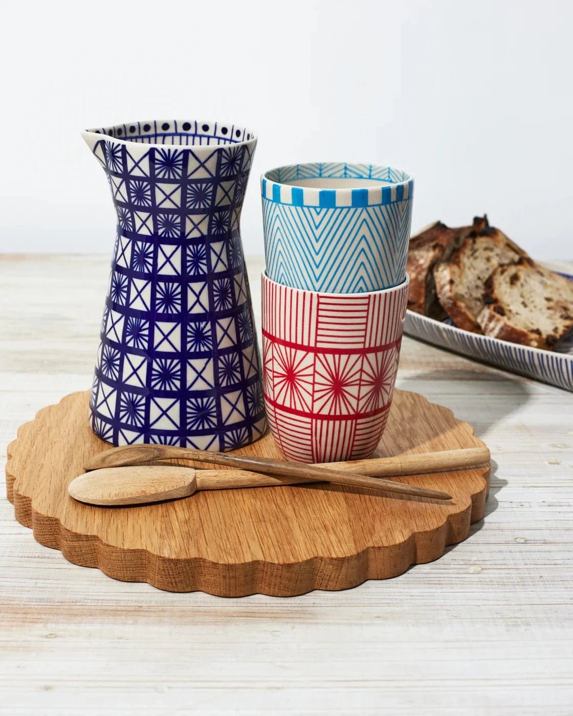 Buy Jones & Co - CARAVAN CARAFE INDIGO by Jones & Co - at Hamish + Grace