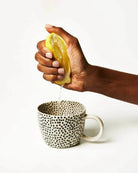 Buy Jones & Co - CHINO MUG BLACK SPRINKLE by Jones & Co - at Hamish + Grace