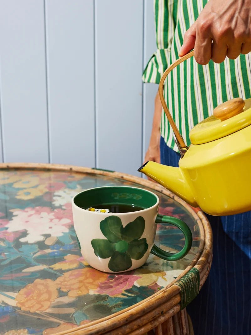 Buy Jones & Co Chino Mug Boss Daisy Green | Handmade Ceramic Mug Australia by Jones & Co - at Hamish + Grace
