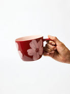 Buy Jones & Co Chino Mug Boss Daisy Wine | Handmade Ceramic Mug Australia by Jones & Co - at Hamish + Grace