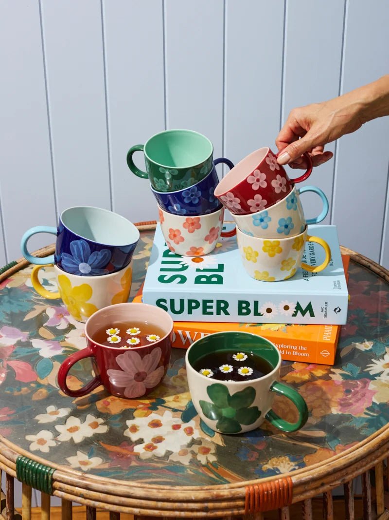 Buy Jones & Co Chino Mug Daisy Green | Handmade Ceramic Mug Australia by Jones & Co - at Hamish + Grace