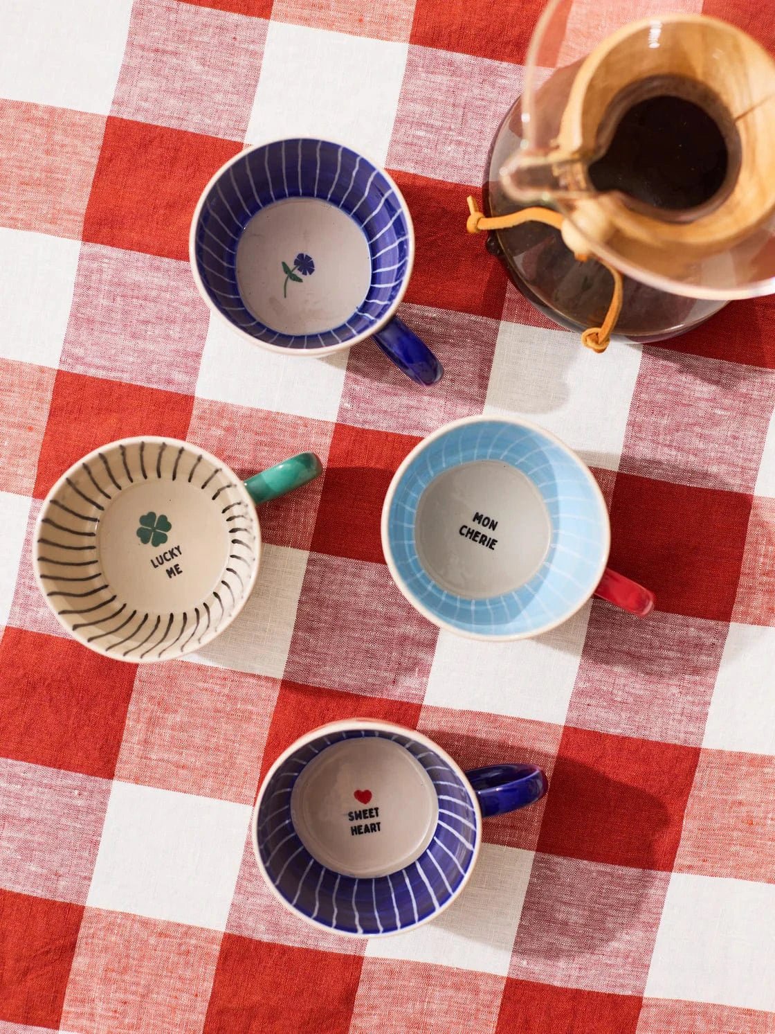 Buy Jones & Co - CHINO MUG LUCKY ME by Jones & Co - at Hamish + Grace