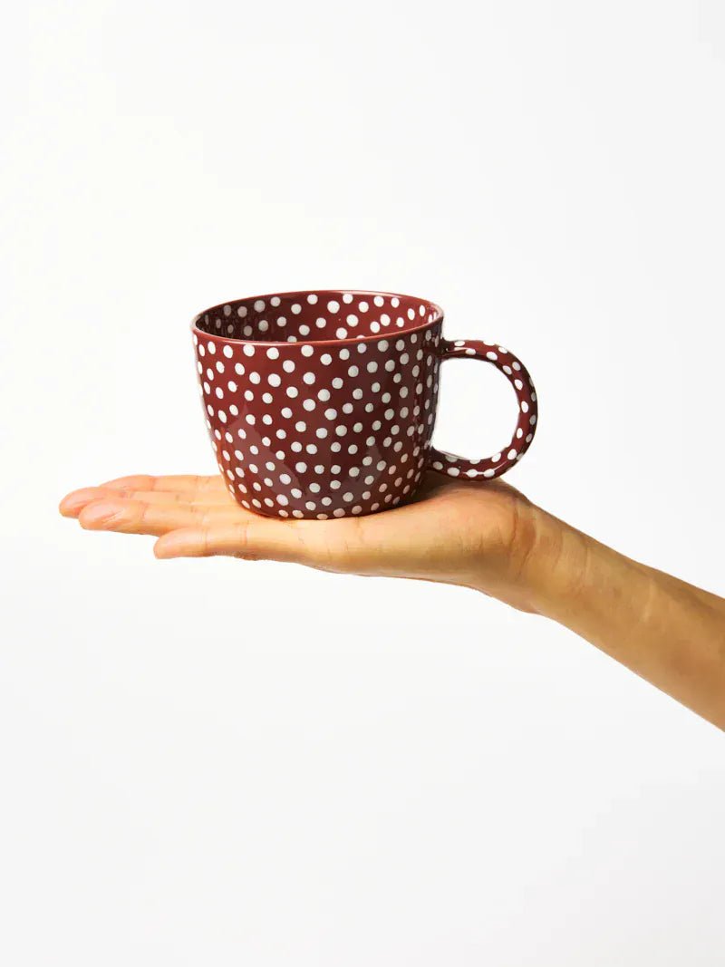 Buy Jones & Co Chino Mug Mahogany Sprinkle | Handmade Ceramic Mug Australia by Jones & Co - at Hamish + Grace