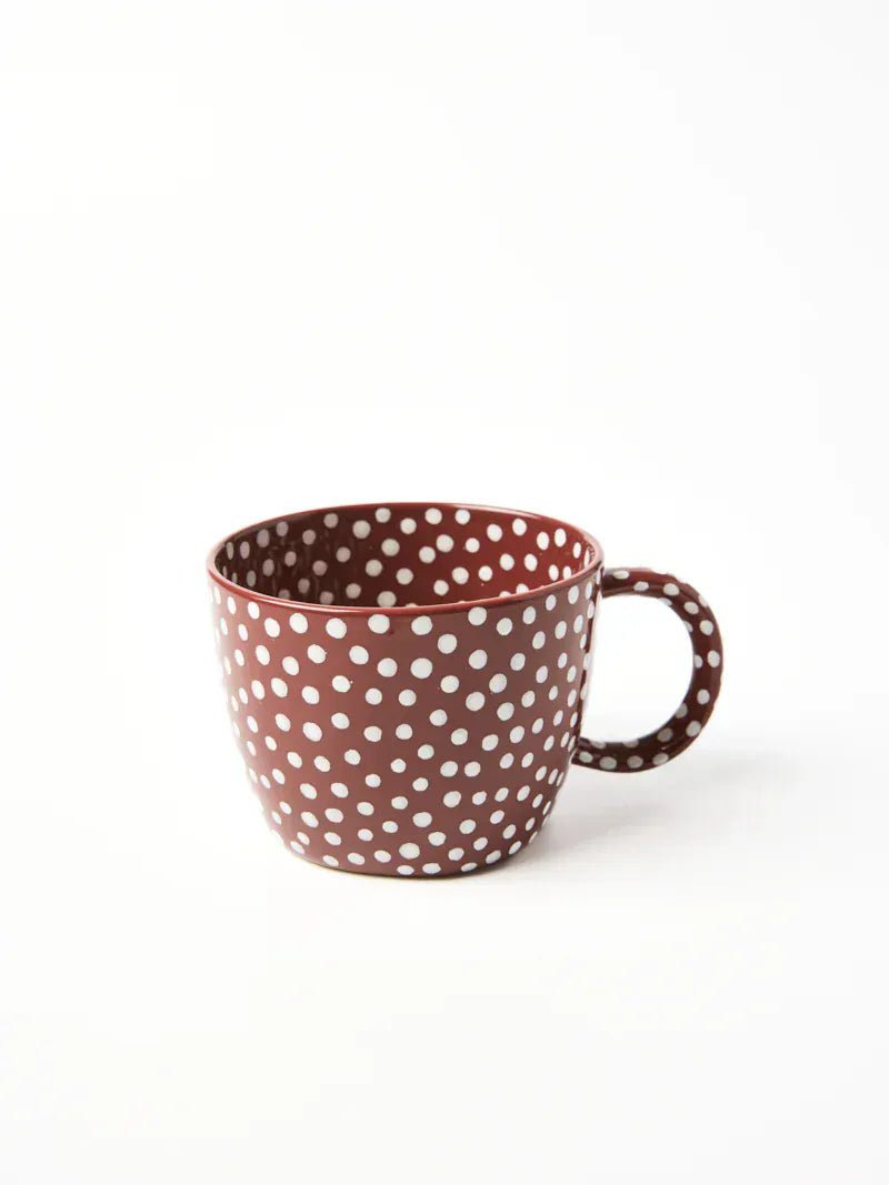 Buy Jones & Co Chino Mug Mahogany Sprinkle | Handmade Ceramic Mug Australia by Jones & Co - at Hamish + Grace