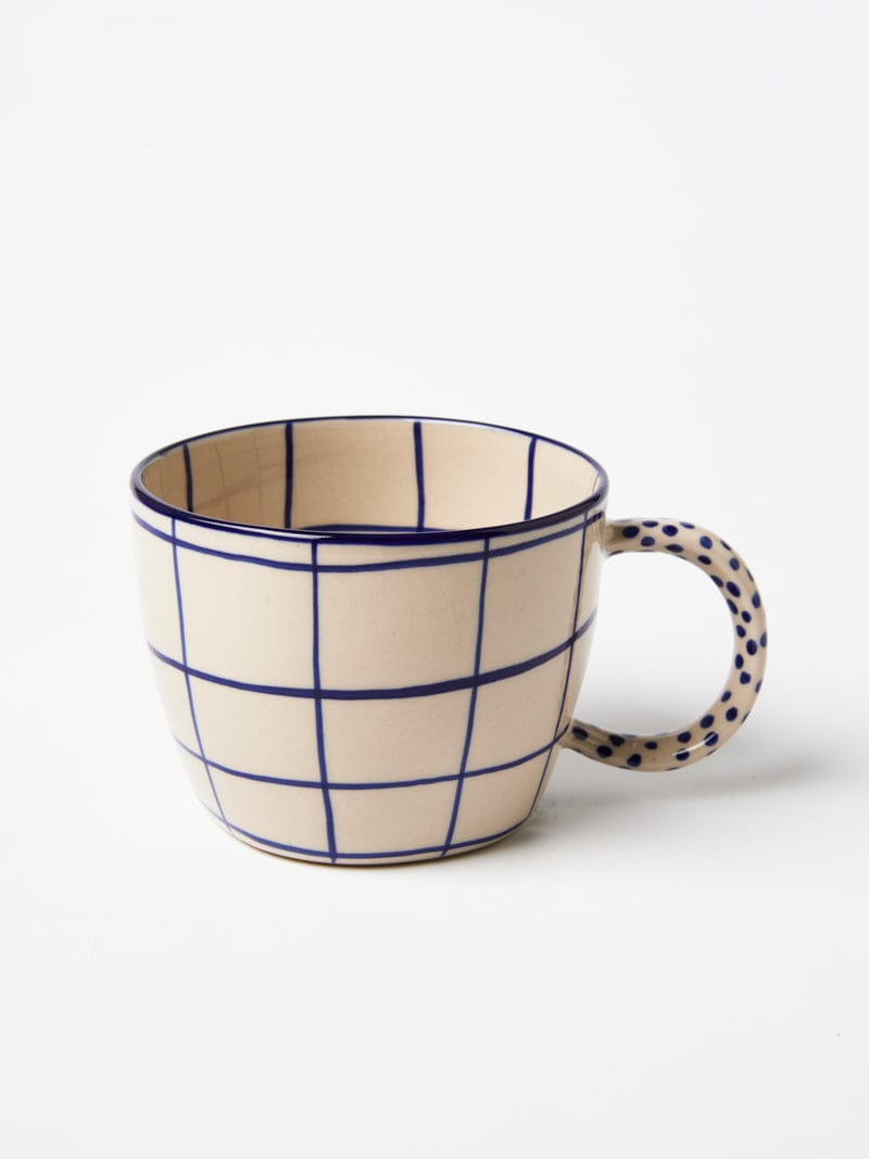 Buy Jones & Co - CHINO MUG WINDOWPANE by Jones & Co - at Hamish + Grace