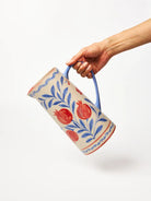 Buy Jones & Co Granada Jug | Hand - Painted Ceramic Pitcher | Pomegranate Vase & Entertaining Jug by Jones & Co - at Hamish + Grace