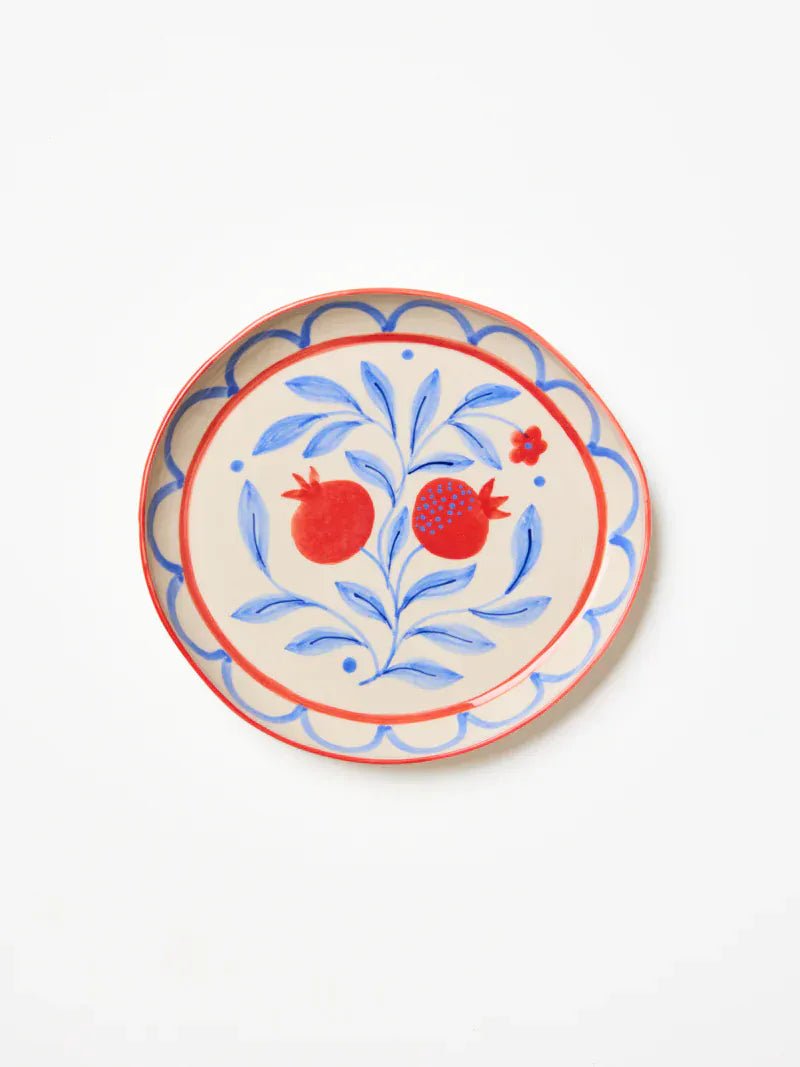 Buy Jones & Co Granada Plate | Hand - Painted Ceramic Dinner Plate | Vibrant Mediterranean Tableware by Jones & Co - at Hamish + Grace