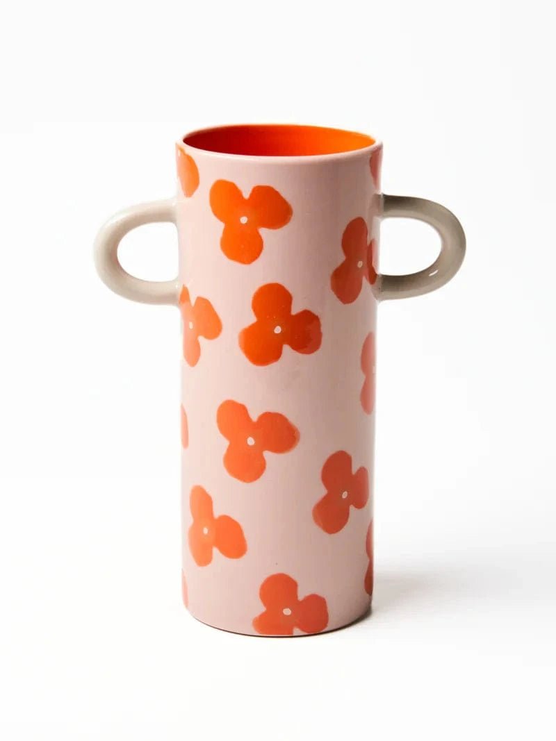 Buy Jones & Co - GRIFFE PINK RED FLORAL BUD VASE by Jones & Co - at Hamish + Grace