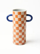 Buy Jones & Co - GRIFFE TAN CHECK BUD VASE by Jones & Co - at Hamish + Grace