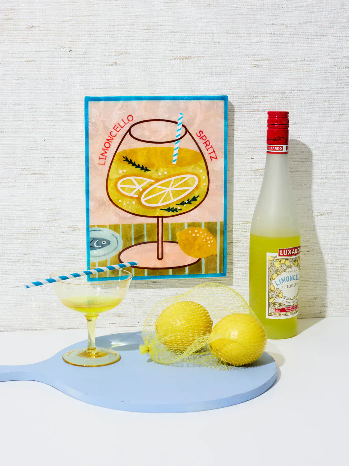 Jones & Co Homeware Jones and Co - HAPPY HOUR LIMONCELLO TILE