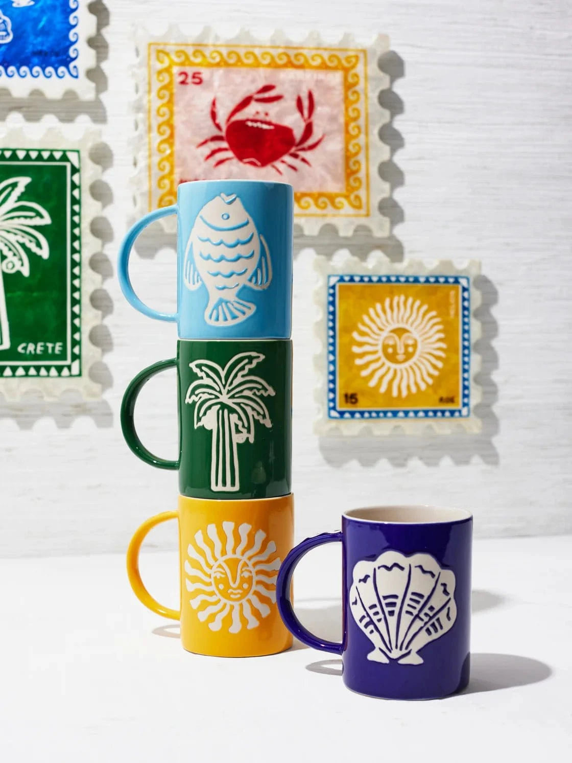 Jones & Co Homeware Jones and Co - SUNROOM MUG FISH