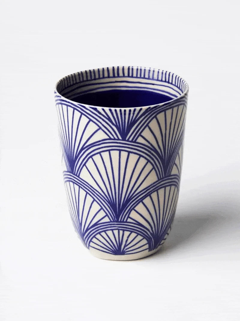 Jones & Co Homewares Jones & Co - Caravan Cup Indigo