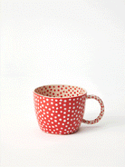 Jones & Co Homewares Jones & Co - CHINO MUG RED SPOT