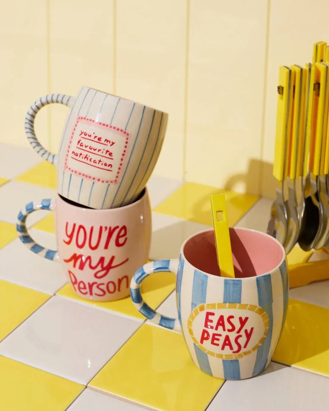 Buy Jones & Co | Love Notes Easy | Cute Romantic Coffee Cup Gift by Jones & Co - at Hamish + Grace
