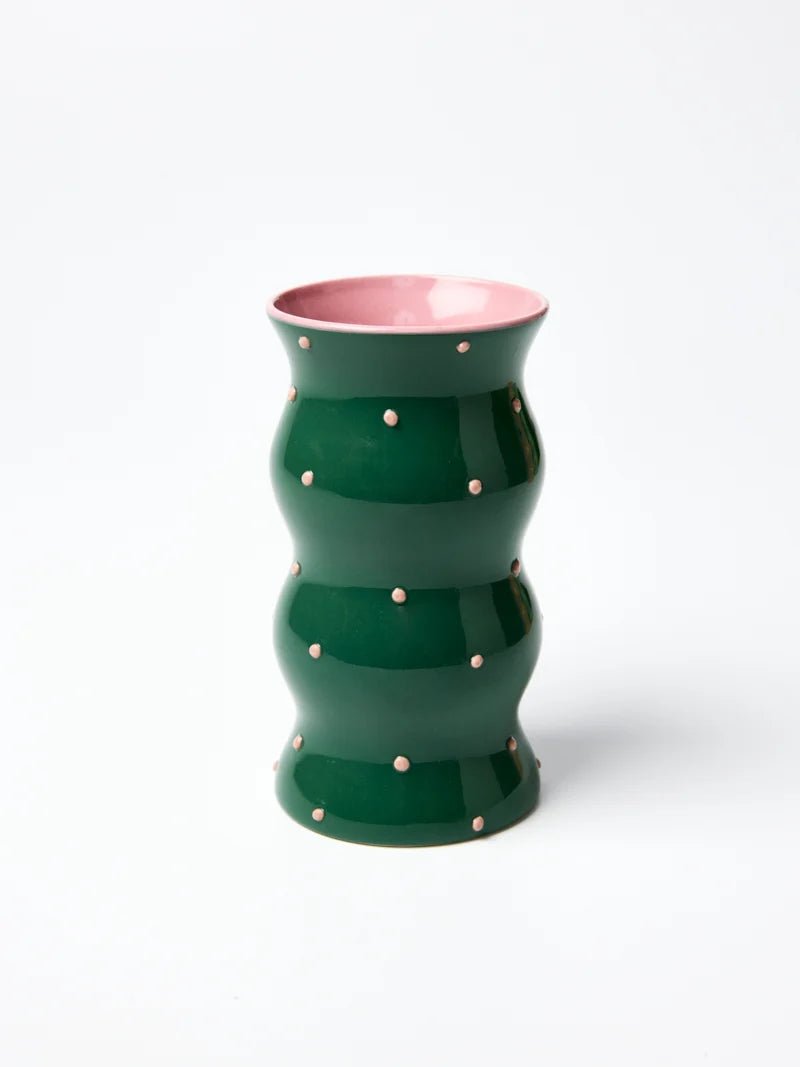 Buy Jones & Co - Palma Green Pink Dotty by Jones & Co - at Hamish + Grace