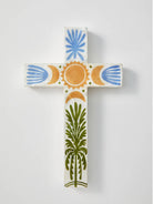 Buy Jones & Co - Tulum Cross Large Green Palm by Jones & Co - at Hamish & Grace