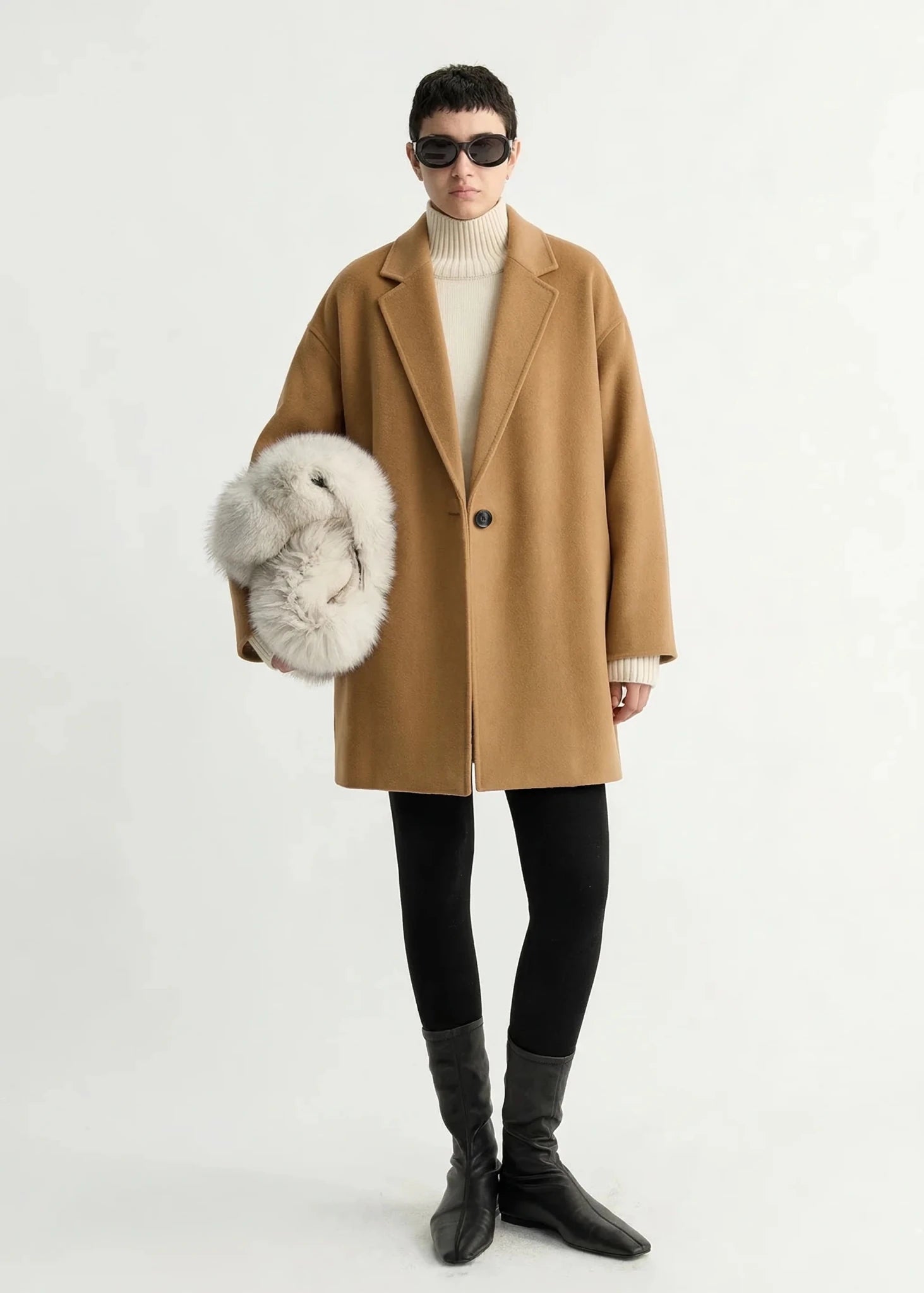 Buy Juniper Theory - Light - Weight Wool Coat with Classic Notch Lapels by Juniper Theory - at Hamish + Grace