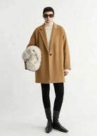 Buy Juniper Theory - Light - Weight Wool Coat with Classic Notch Lapels by Juniper Theory - at Hamish + Grace