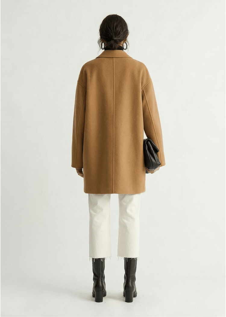 Buy Juniper Theory - Light - Weight Wool Coat with Classic Notch Lapels by Juniper Theory - at Hamish + Grace