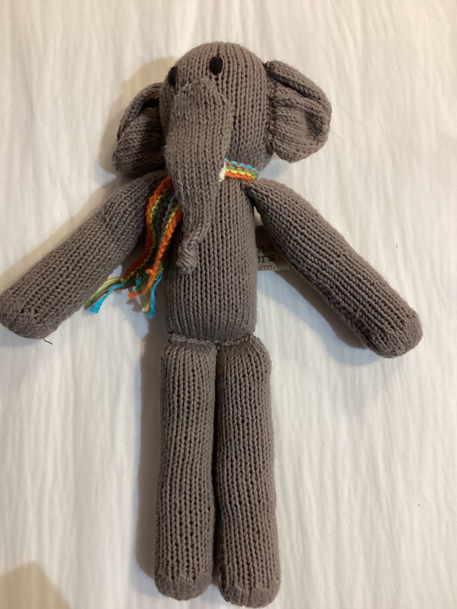 Buy Kenana Knitters - Oragnaic larger cotton Elephant by Kenana Knitters - at Hamish + Grace