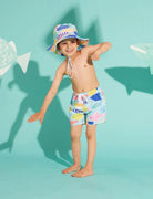 Buy Kids Boardshorts - Rainbow Reef by Halcyon Nights - at Hamish & Grace