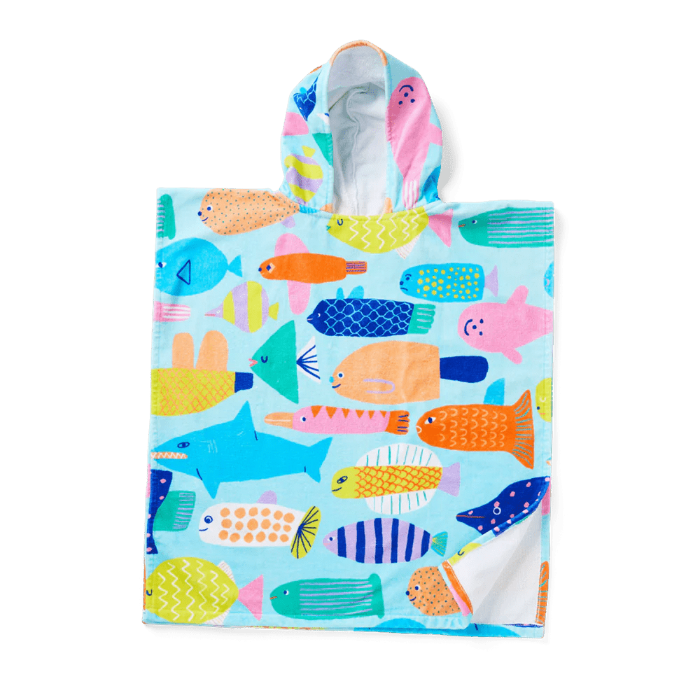 Buy Kids Hooded Towel Rainbow Reef by Halcyon Nights - at Hamish & Grace