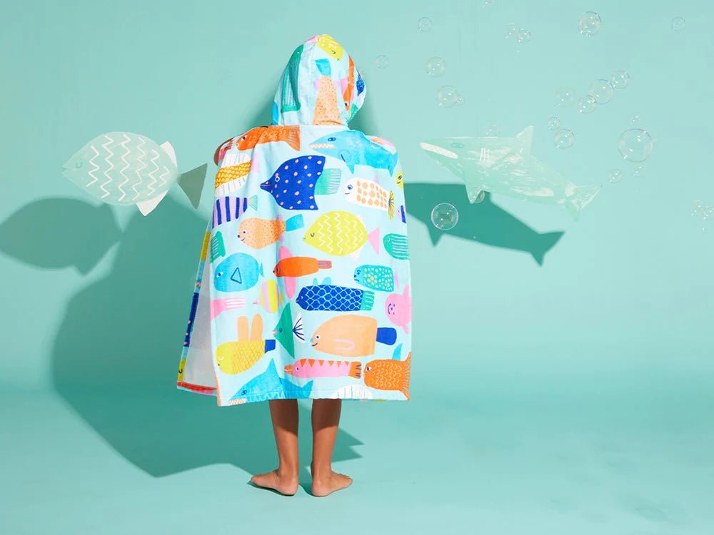 Buy Kids Hooded Towel Rainbow Reef by Halcyon Nights - at Hamish & Grace