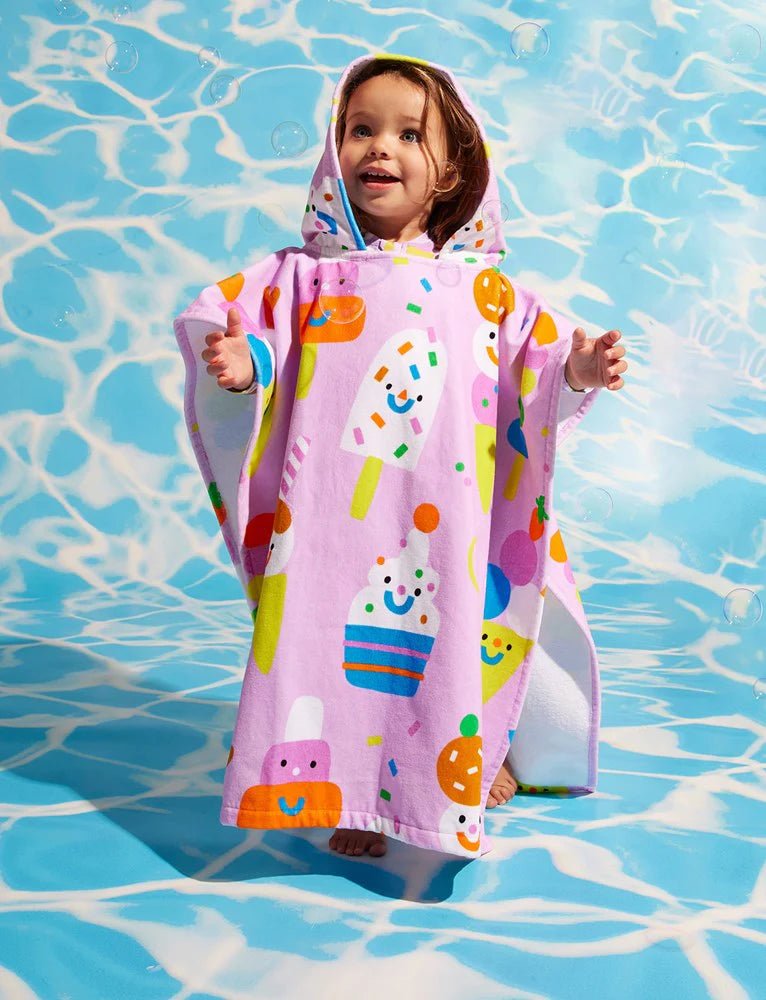 Buy Kids Hooded Towel Sundae Fun Day by Halcyon Nights - at Hamish & Grace