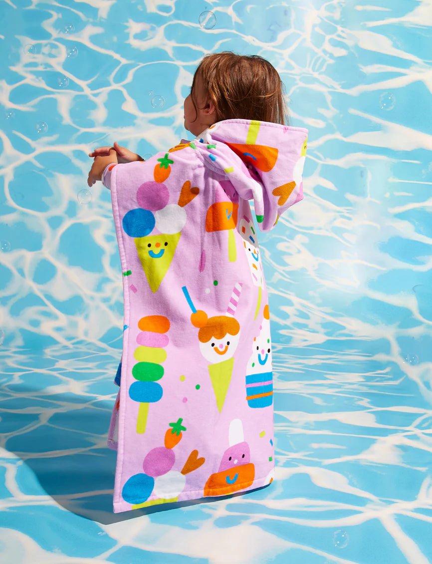 Buy Kids Hooded Towel Sundae Fun Day by Halcyon Nights - at Hamish & Grace