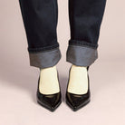 Buy KLUE Glitter Lurex socks in eco - friendly Lyocell | Lemon: 36 - 40 by KLUE - at Hamish + Grace