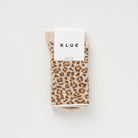 Buy KLUE Glitter Lurex socks in eco - friendly Lyocell | Leopard beige: 36 - 40 by KLUE - at Hamish + Grace