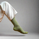 Buy KLUE Glitter Lurex socks in eco - friendly Lyocell | Olive Green: 36 - 40 by KLUE - at Hamish + Grace