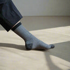 Buy KLUE Glitter Lurex socks in eco - friendly Lyocell | Stripes Black: 36 - 40 by KLUE - at Hamish + Grace