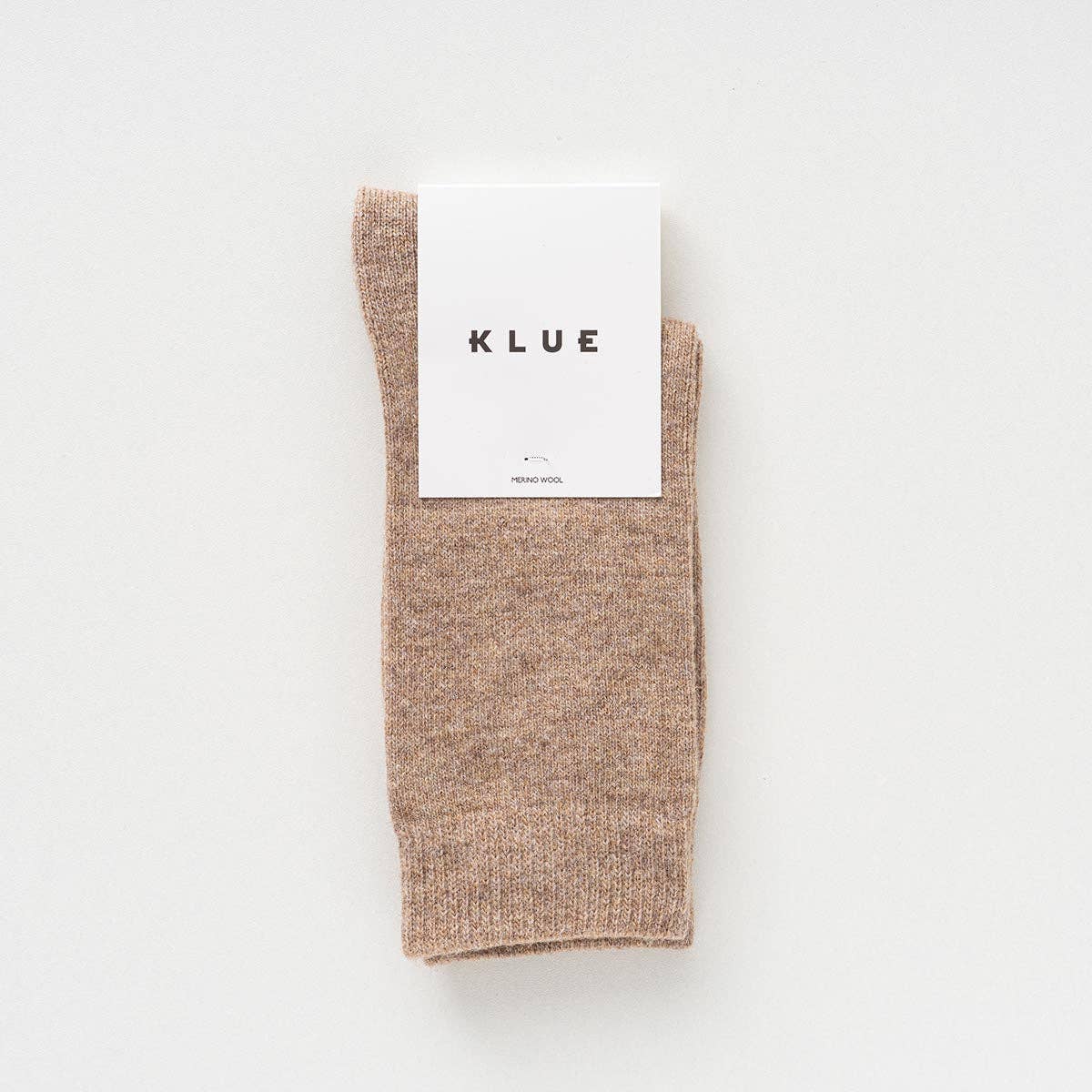 Buy KLUE Merino Wool socks plain | Beige: 36 - 40 by KLUE - at Hamish + Grace