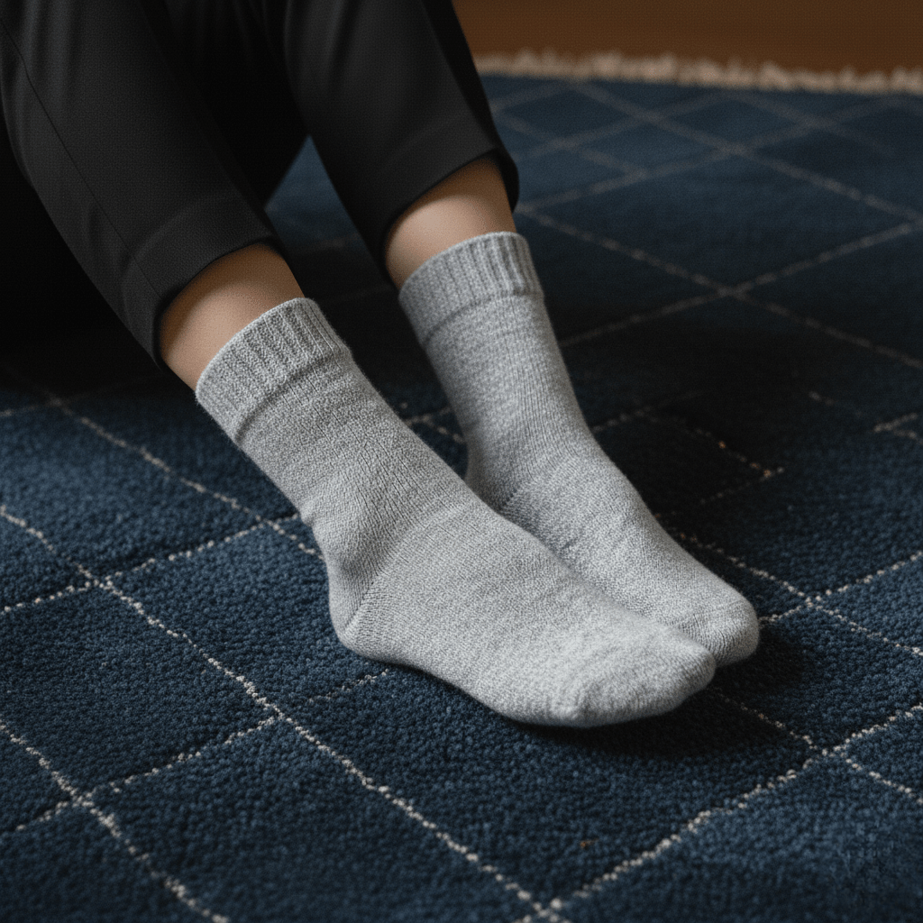 Buy KLUE Merino Wool socks plain | Light Grey: 36 - 40 by KLUE - at Hamish + Grace
