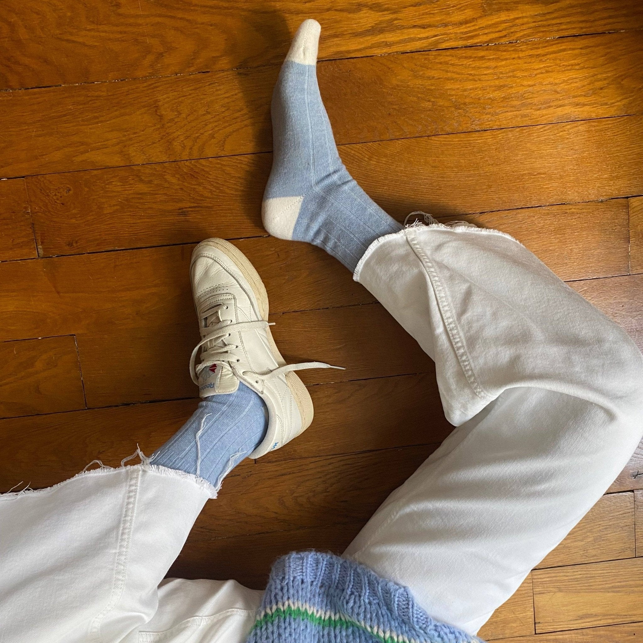 Buy KLUE Merino Wool socks with Bands | Blue: 36 - 40 by KLUE - at Hamish + Grace