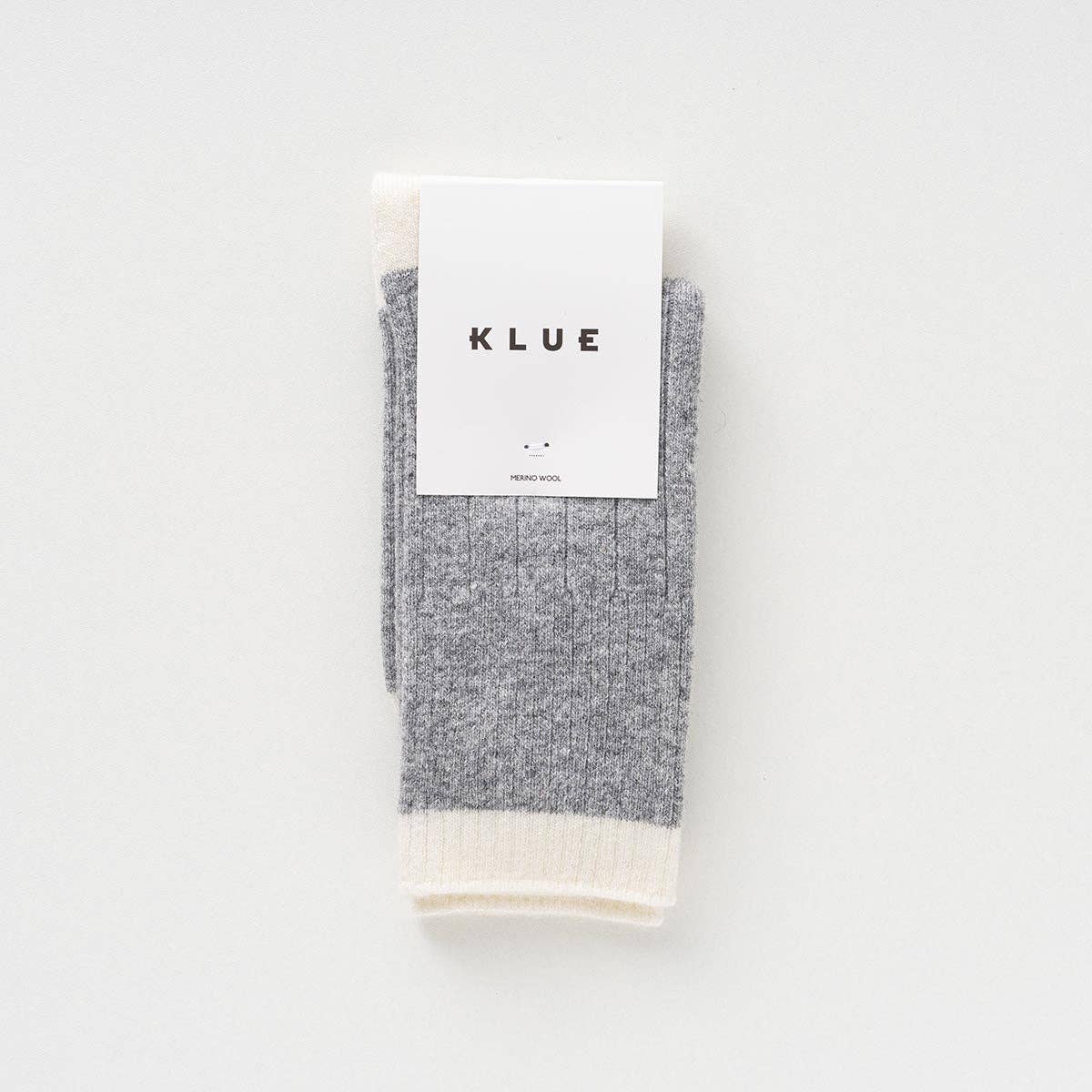 Buy KLUE Merino Wool socks with Bands | Grey: 36 - 40 by KLUE - at Hamish + Grace
