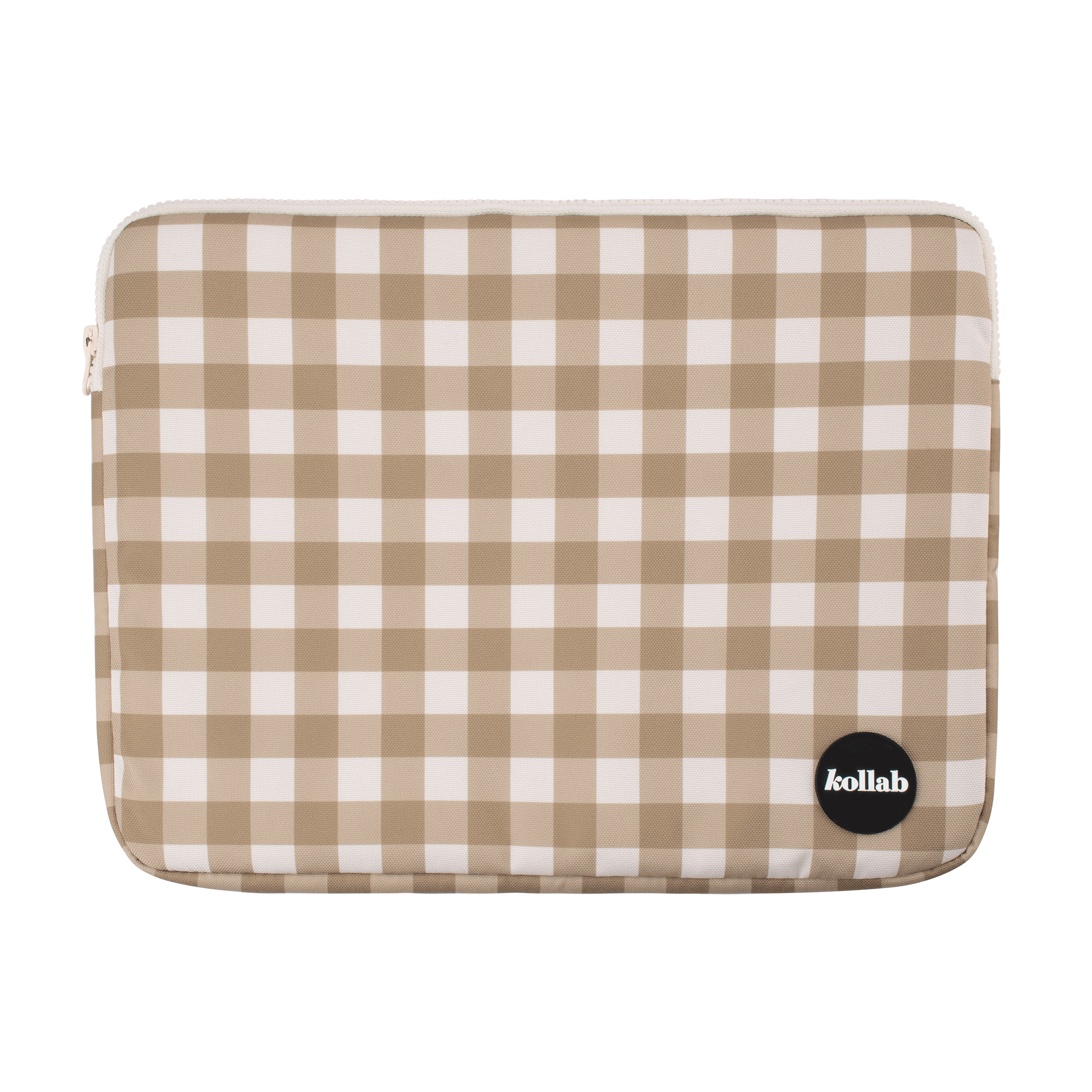 Kollab Lifestyle Laptop Case Olive Check