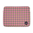 Kollab Lifestyle Laptop Case Pink Houndstooth
