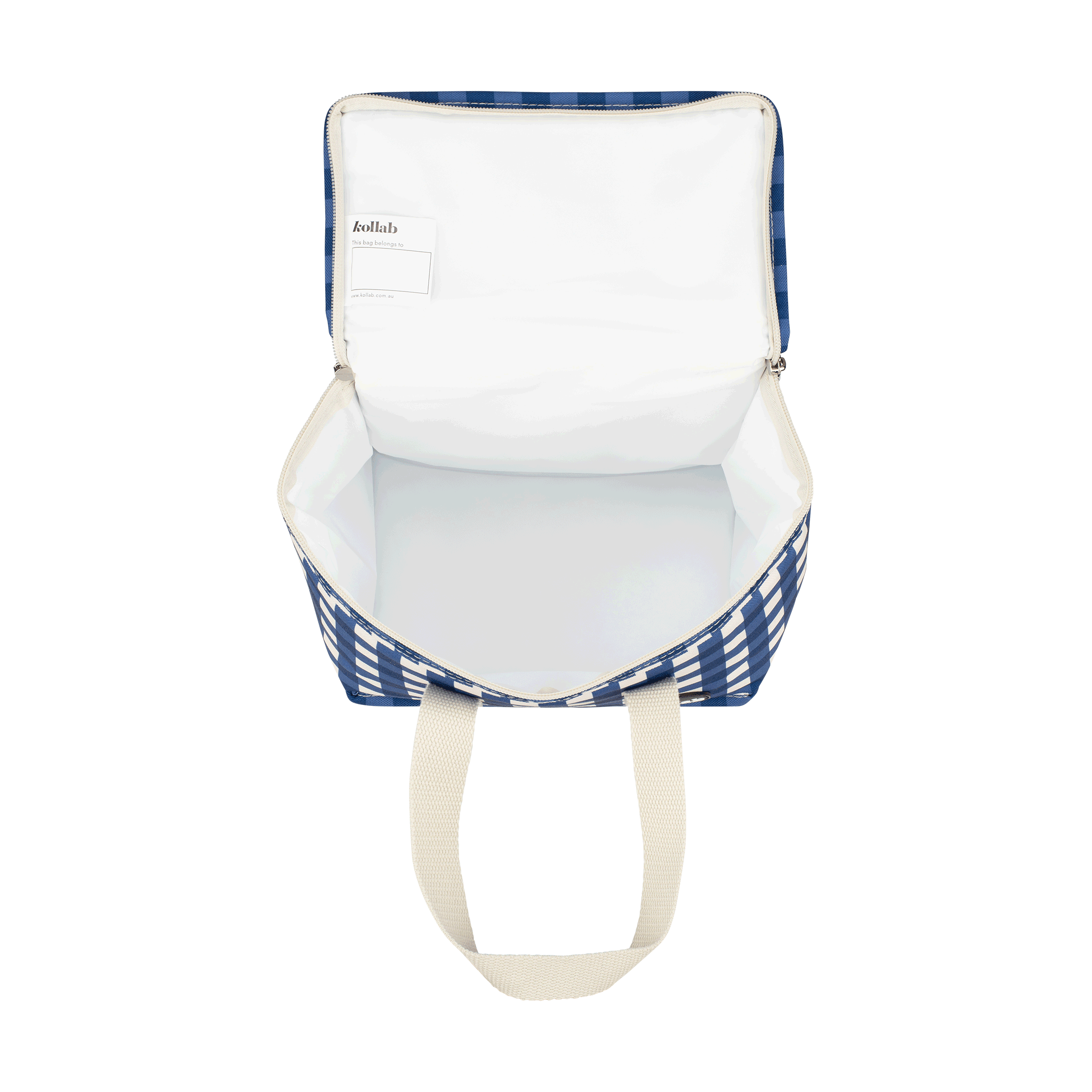 Kollab Lifestyle Lunch Box Blue Check