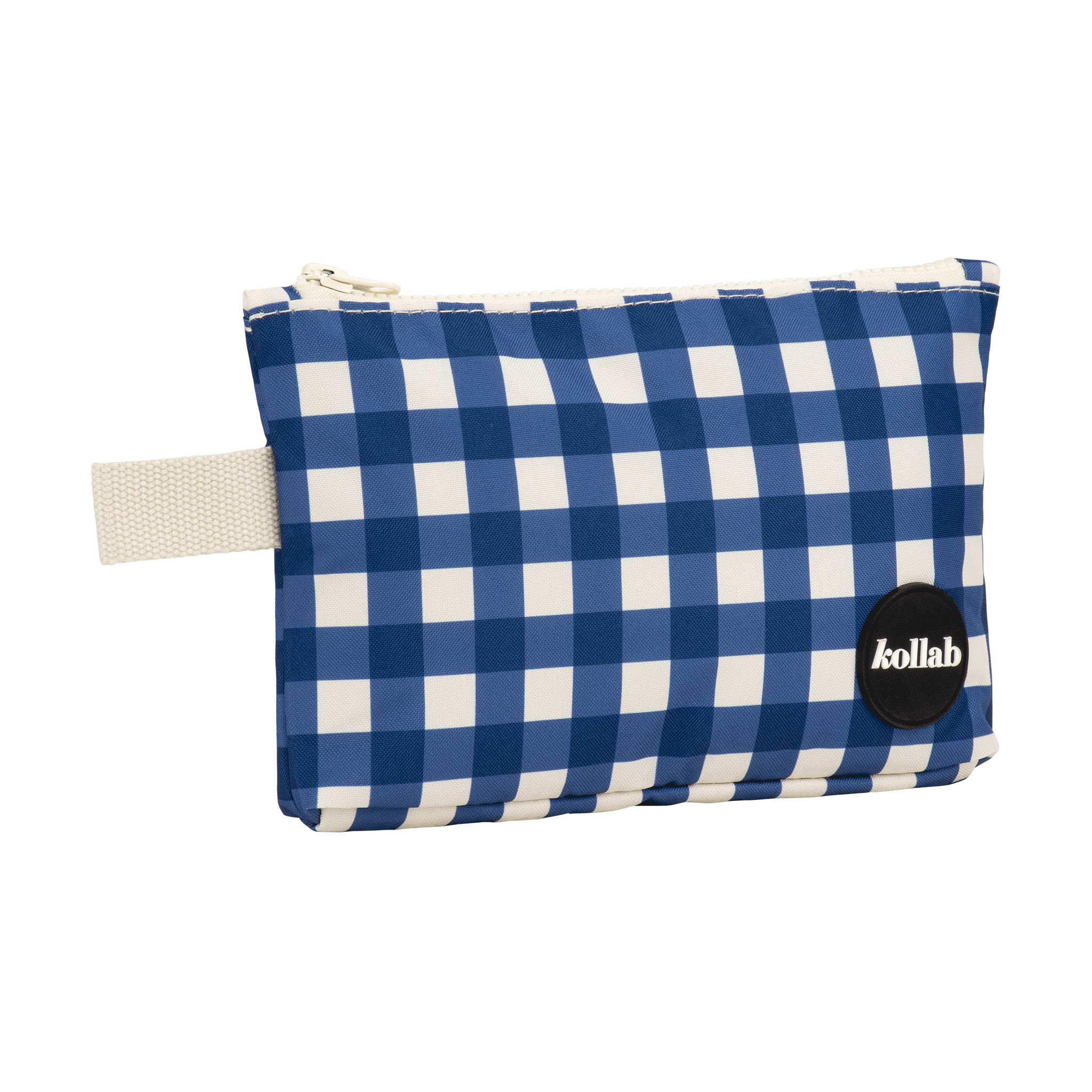 Kollab Lifestyle Mini Pouch Blue Check