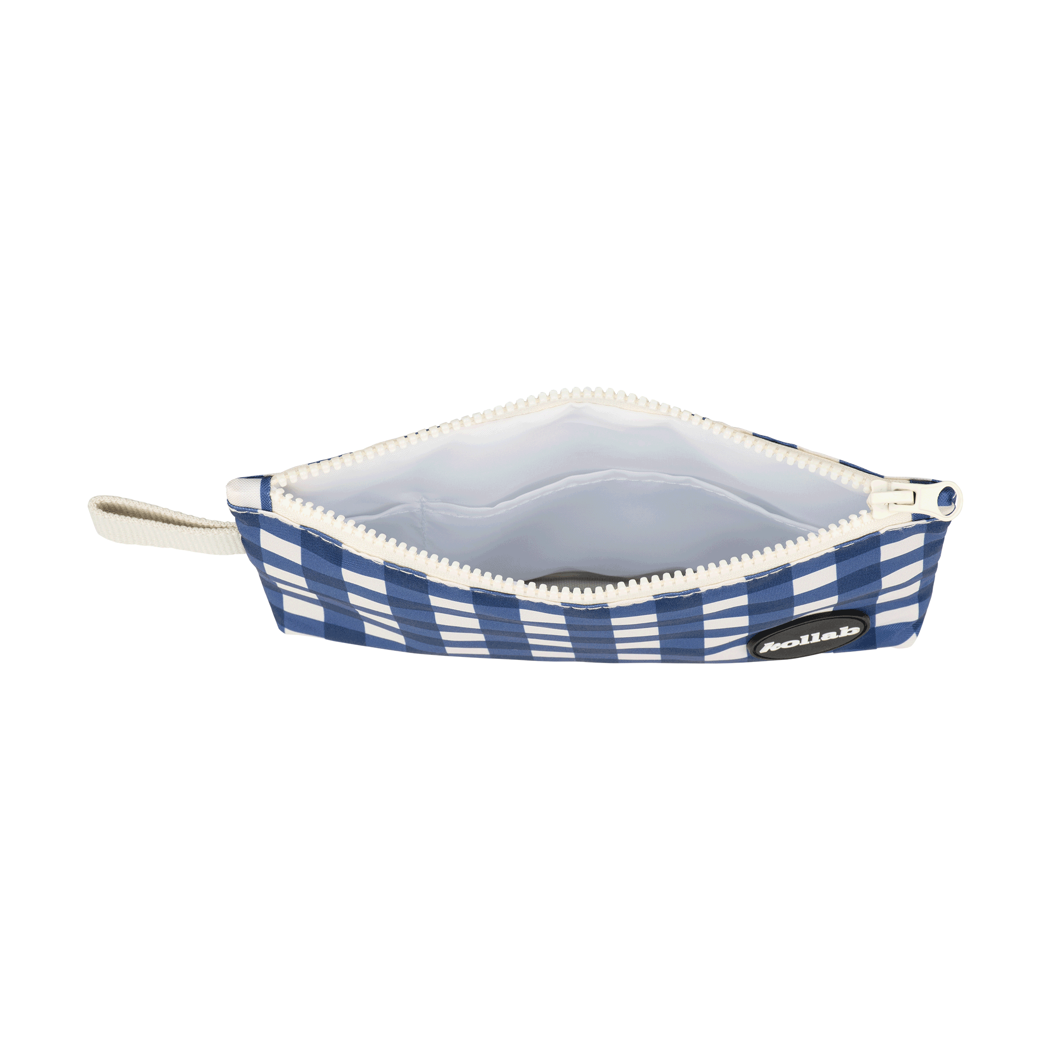 Kollab Lifestyle Mini Pouch Blue Check