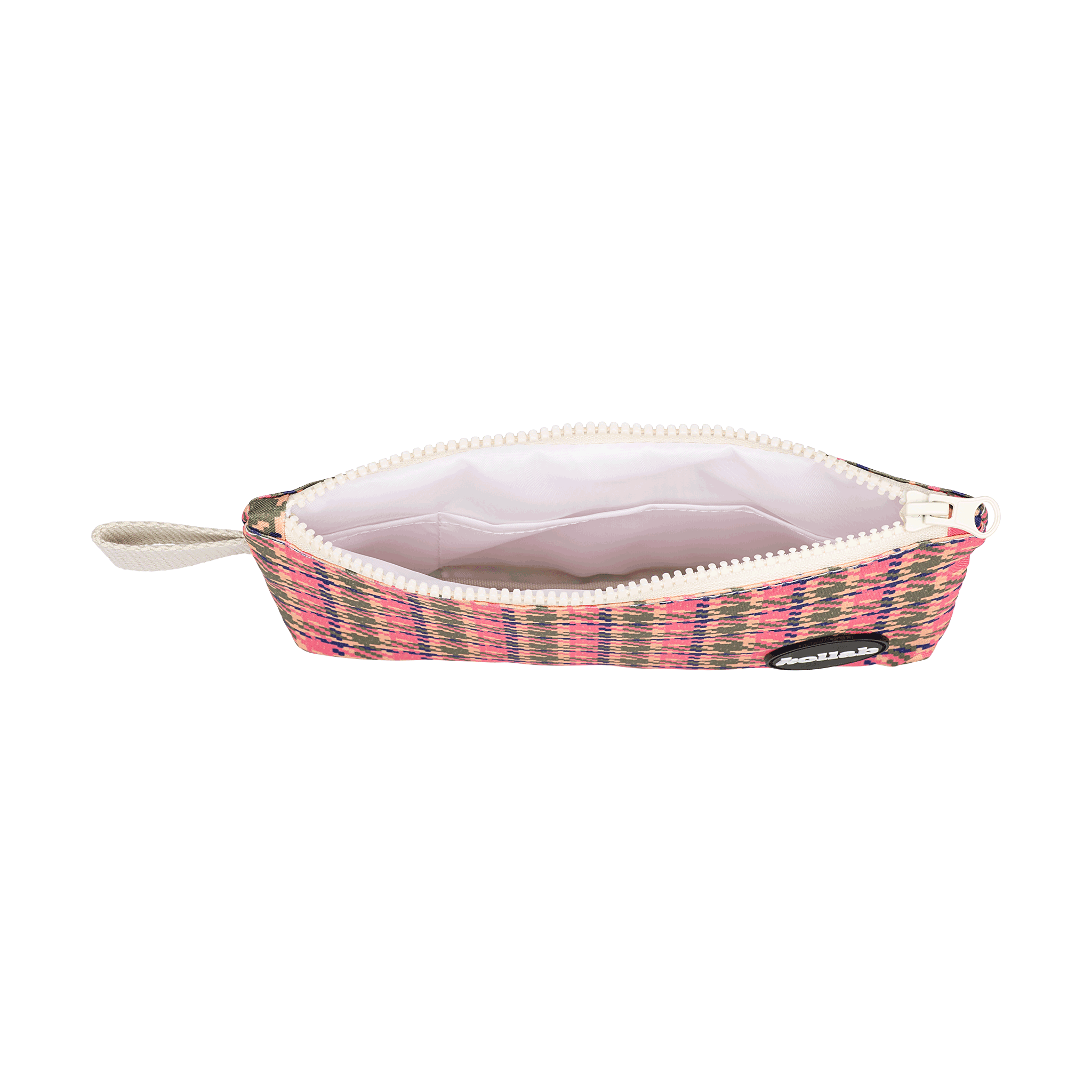 Kollab Lifestyle Mini Pouch Pink Houndstooth