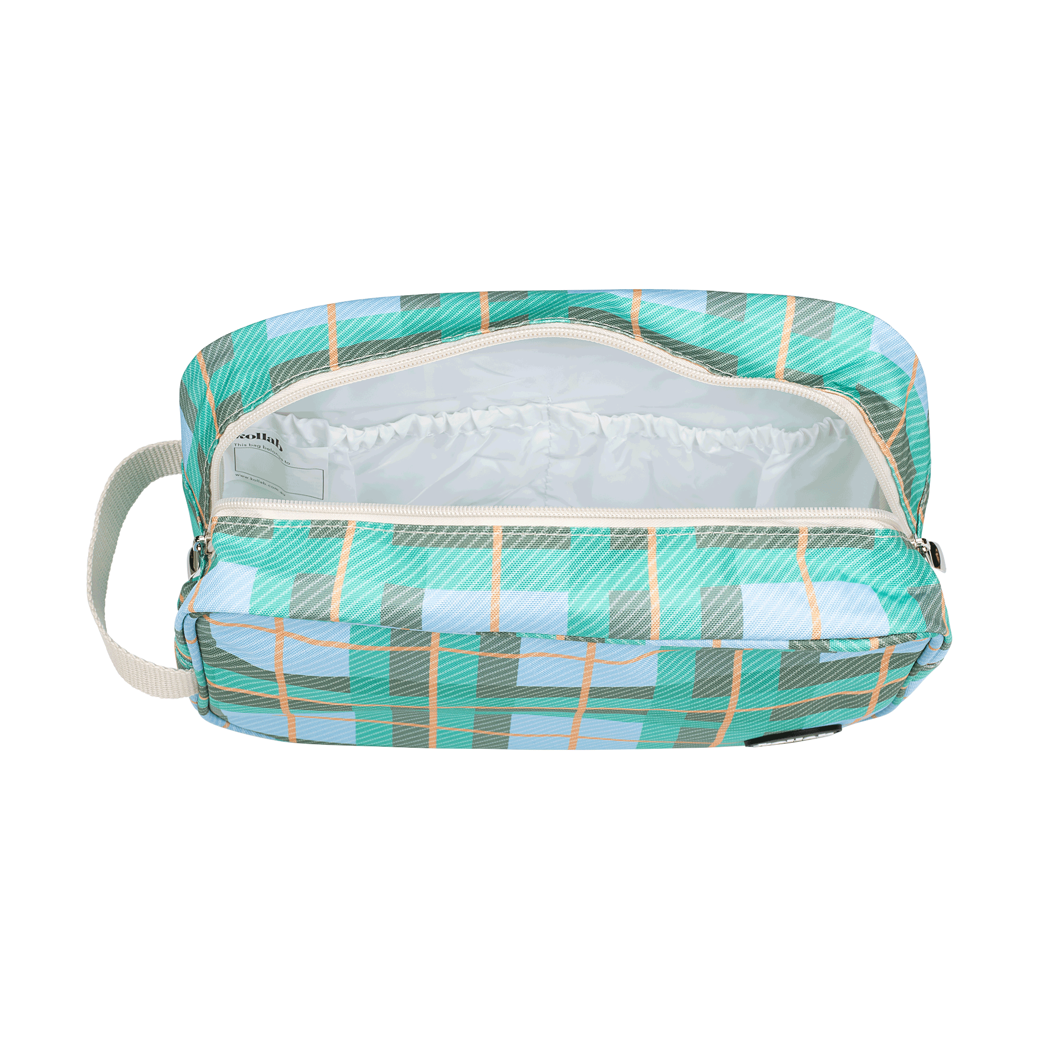 Kollab Lifestyle Travel Bag Ocean Check