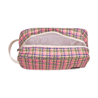 Kollab Lifestyle Travel Bag Pink Houndstooth