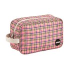 Kollab Lifestyle Travel Bag Pink Houndstooth