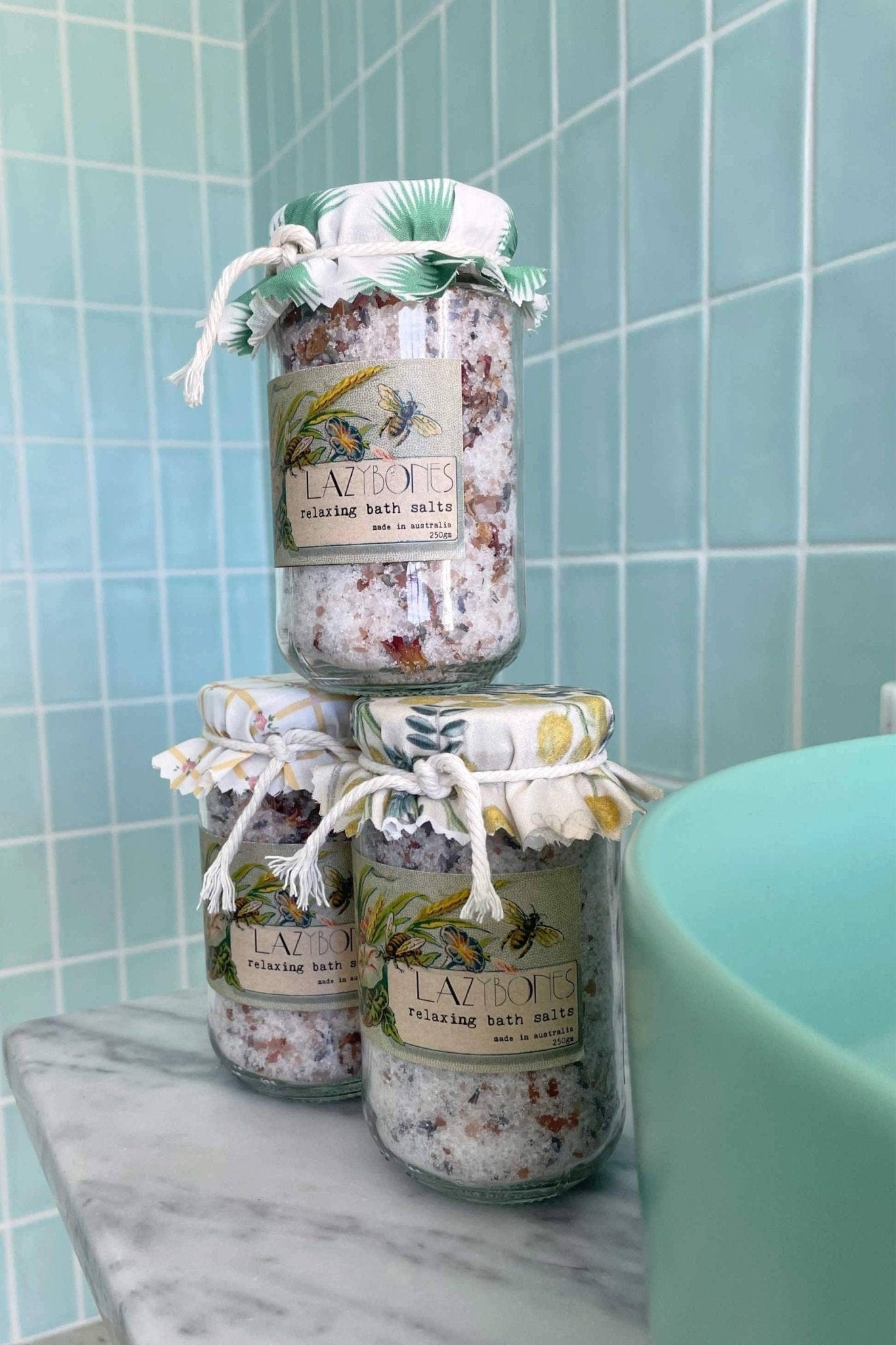 Lazybones Bath + Body Bath Salts - Lavender